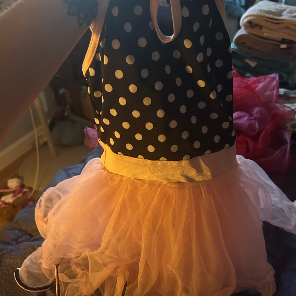 Weissman Black and White Dance Costume with Tutu